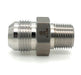 SS2404-16-12 Midland 1" Male JIC 37° Flare x 3/4" Male NPT Adapter - 316 Stainless Steel