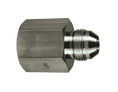 SS2405-12-12 Dixon 316 Stainless Steel 1-1/16"-12 Male 37 deg. Flare JIC x 3/4"-14 Female NPTF