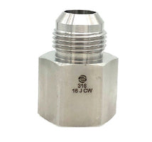 SS2405-04-04 Midland 1/4" Male JIC 37° Flare x 1/4" Female NPT Adapter - 316 Stainless Steel