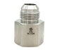 SS2405-12-12 Midland 3/4" Male JIC 37° Flare x 3/4" Female NPT Adapter - 316 Stainless Steel