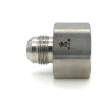 SS2406-16-06 Midland 1" Female JIC 37° Flare x 3/8" Male JIC 37° Flare Reducer / Expander Adapter - 316 Stainless Steel