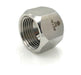 SS304-C-06 Midland JIC Cap - 3/8" Female JIC 37° Flare - 316 Stainless Steel