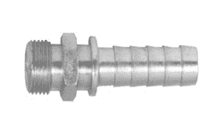 SS317 Dixon Plated Steel Spray Hose Male Coupling - 3/8" Hose ID x 3/4" GHT Thread