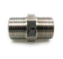 SS5404-16-08 Midland 1" Male NPT x 1/2" Male NPT - Hex Pipe Nipple - 316 Stainless Steel