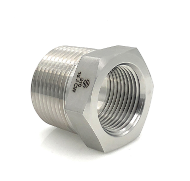 SS5406-06-04 Midland 3/8" Male NPT x 1/4" Female NPT - Bushing/Reducer - 316 Stainless Steel