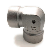 SS5504-08-08 Midland 1/2" Female NPT x 1/2" Female NPT - 90° Elbow - 316 Stainless Steel