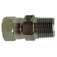 SS6505-08-08 Midland 1/2" Male NPT x 1/2" Female JIC 37° Flare Swivel - 316 Stainless Steel