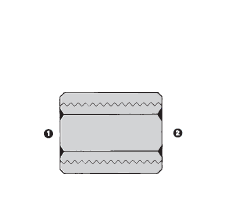 SS9043-24-24 Adaptall Stainless Steel -24 Female BSP x -24 Female BSP Solid Adapter