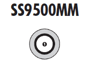 SS9500-06MM Adaptall Stainless Steel 6mm Bonded Seal for Metric Thread