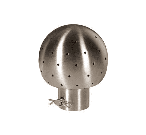 STC-360-R150 Dixon 1-1/2" 316L Stainless Steel Sanitary Stationary Spray Ball - 360 deg. Spray Pattern