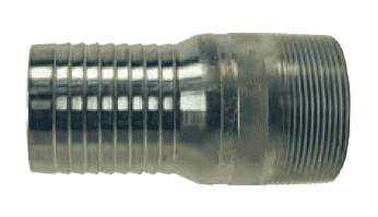 STC15 Dixon King Combination Nipple - 1-1/4" Plated Steel NPT Threaded End with Knurled Wrench Grip