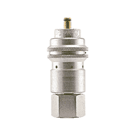 SV5205CA ZSi-Foster Quick Disconnect Coaxial Coupler - 1/2" ID - Steel, Safety Coupler - Female Thread