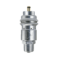 SV5305CA ZSi-Foster Quick Disconnect Coaxial Coupler - 1/2" ID - Steel, Safety Coupler - Male Thread