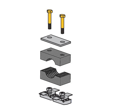 S3014Z-AL ZSi-Foster | Strut Mount Beta Clamp | Standard Series | For 1/2" Pipe | Aluminum