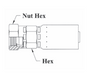 T10-8X8 Couplamatic T Series Coupling - BSPP - British Standard Parallel 60° Cone - Female Swivel - 1/2" Hose ID - G-1/2-14 Thread Size - 1/2" BSPP