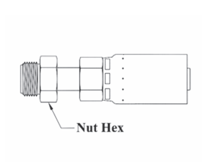 T18-6X6 Couplamatic T Series Coupling - Inverted Male - Straight - 3/8" Hose ID - 5/8x18 Thread Size