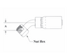 T25-6X6 Couplamatic T Series Coupling - JIC Seat - 45° Female Swivel - 3/8" Hose ID - 9/16x18 Thread Size