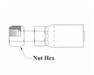 T30-5X6 Couplamatic T Series Coupling - O-Ring Face Seal (ORF) - Female Swivel - 5/16" Hose ID - 11/16x16 Thread Size