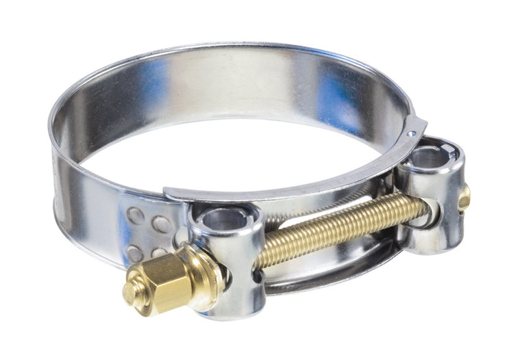 TBC-SSC121 Kuriyama 304 Stainless Steel Band, Carbon Steel Bolt and Nuts - Heavy Duty T-Bolt Clamp - Size Range - 4-17/32" - 4-13/16" - Band Width - 15/16" - Torque - 17ft. Lbs.