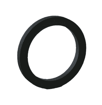 TF400G Banjo 4" Bulkhead EPDM Gasket - Hole Size: 5-3/4"