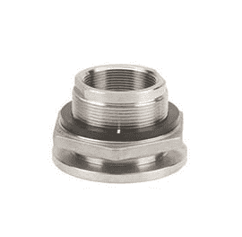 TF200SS Banjo 316 Stainless Steel 2" Bulkhead Tank Fitting - Hole Size: 3"