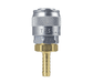 TF3703 ZSi-Foster Quick Disconnect TF Series 1/4" Automatic Socket - 3/8" ID - Hose Stem - Brass/Steel