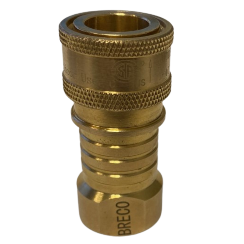 TGC-38SFB by ZSi-Foster | Thermal Gas Connector | Female Socket | 3/8" Female NPT | Brass