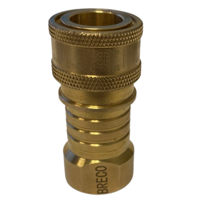 TGC-38SFB by ZSi-Foster | Thermal Gas Connector | Female Socket | 3/8" Female NPT | Brass