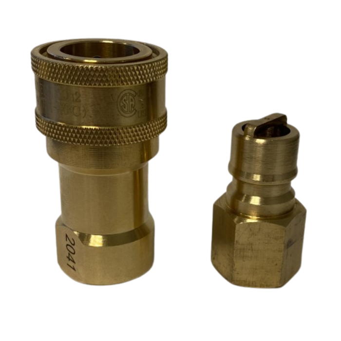 TGC-38FSB by ZSi-Foster | Thermal Gas Connector | Complete Set | 3/8" Female NPT | Brass