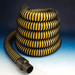 2-Tiger-Tail-50 Flexaust Tiger Tail 2 inch Material Handling Duct Hose - 50ft