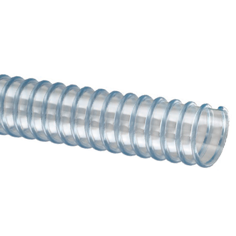 UVF250X50 Kuriyama Tigerflex UVF Series Food Grade Polyurethane Ducting/Material Handling Hose - 2-1/2" - 50ft