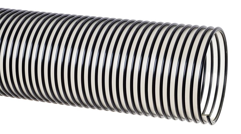 UV2-150X60 Kuriyama Tigerflex UV2 Series Urevac Standard Duty Polyurethane Lined Material Handling Hose - 1-1/2" - 60ft