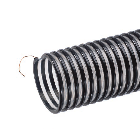 UV3-400X100 Kuriyama Tigerflex UV3 Series Urevac Heavy Duty Polyurethane Material Handling Hose With Grounding Wire - 4" - 100ft