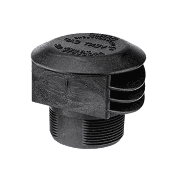 VC300 Banjo Polypropylene 3" Anti Vortex Vent Cap with No Screen