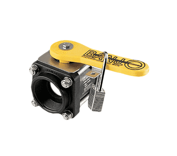 VL20153 Banjo Polypropylene Locking Device for Bolted Ball Valves - 2" (For use on Valves: V125FP, V150 & V200)