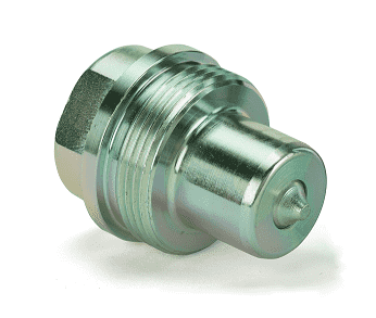 WA0621400 Eaton W6000 Series Screw to Connect Male Plug 1/4-18 Female NPT NBR Quick Disconnect Coupling - Steel