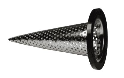 WH400-A Dixon 4" Witches Hat Strainer - 304 Stainless Steel