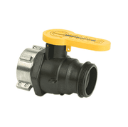 WSF210 Banjo 2" Polypropylene Spinweld Valve w/QDC Outlet - Gasket: Santoprene - Collar Fits: SCHUTZ® - Collar ID: 2-3/4"