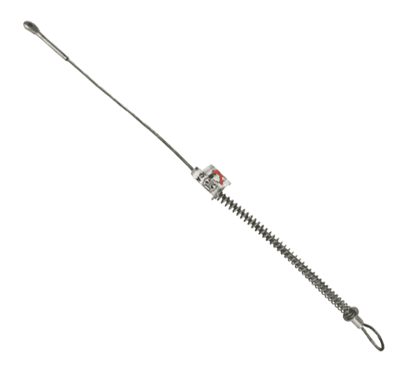 WSR1E Dixon Valve King Safety Cable with stainless steel safety marine eye - 1/8" Cable