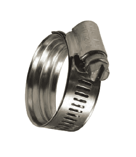 WSS22 Dixon Valve WaveSeal Clamps - 300 Stainless Steel - 9/16" Band Width - Hose OD Range: 1-1/8" to 1-11/16" (Box of 10)
