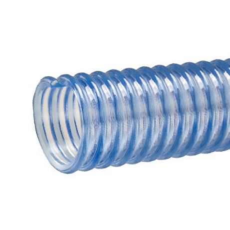 WT250X100 Kuriyama Tigerflex WT Series Food Grade PVC Material Handling Hose - 2-1/2" ID - 100ft