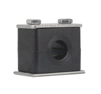 SM4006RIS ZSi-Foster | Weld Mount Beta Clamp (Metric) | Standard Series with Rubber Insert | For 6mm Assembly | Polypropylene/Steel