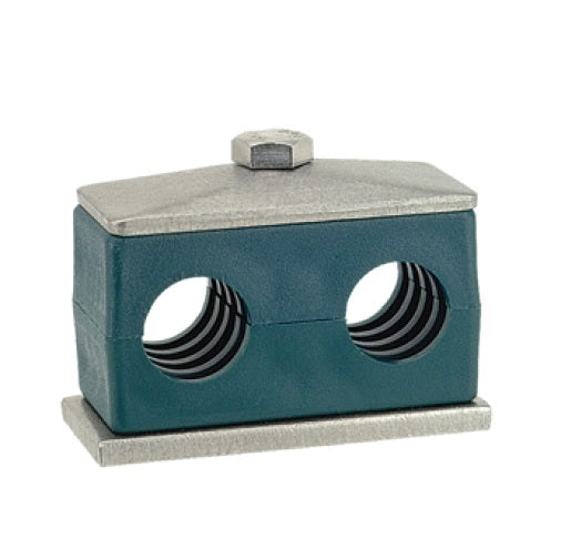 T1006S ZSi-Foster | Weld Mount Beta Clamp | Twin Series | 3/8" x 3/8" Tube | Polypropylene/Steel