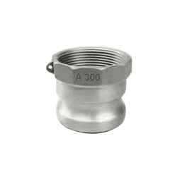 A150S by Jason Industrial | 1-1/2" Cam and Groove | Part A | Male Adapter x Female NPT Thread | 304 Stainless Steel