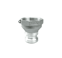 A2015A by Jason Industrial | Reducing Cam and Groove | Part A | 2" Male Adapter x 1-1/2" Female NPT | Aluminum