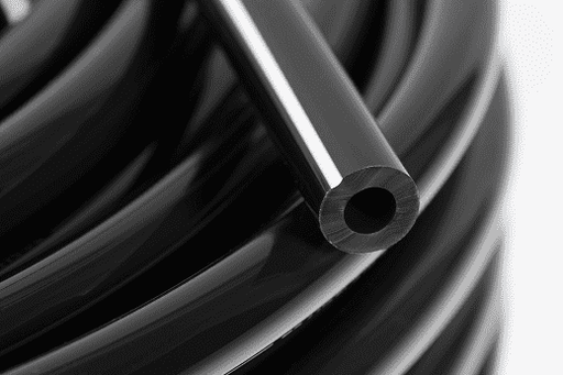 Tygon S3™ ACS02917 9/32" ID x 17/32" OD x 1/8" Wall Twin Black A24-C 100' Package Length - Twin Tube  Black Vacuum (Air) Tubing