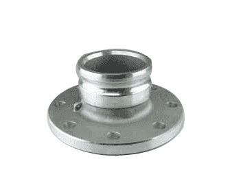 A400A3F by Jason Industrial | 4" Flat Face Flange Coupling | Part A | Male Adapter x Flat Face Flange | Aluminum