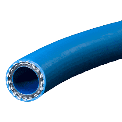 A4086-06X100 Kuri-Tec by Kuriyama | A4086 Series | High Pressure Rubber Blend Reinforced Chemical Spray & Transfer Hose | Blue | 3/8" ID | .688" OD | Polyethylene | 100ft Length