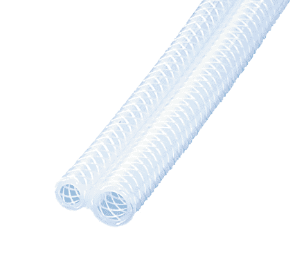 A9350-04060-03S Kuriyama Kuri Tec A9350 Series Polyethylene Yarn-Reinforced Dual Line Spray Hose - Line 1-1/4" ID - .457" OD, Line 2 - 3/8" ID - .593" OD - 300ft