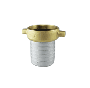AB250NSTF by Jason Industrial | Female Pin Lug Shank Coupling | 2-1/2" | Hose Shank x NST Thread | with Brass Swivel | Aluminum